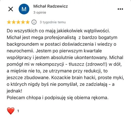 Opinia 1 z Google Maps screenshot